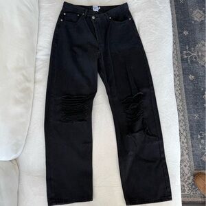 Princess Polly Holly Asymmetrical Jeans